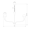 Подвесная люстра Eurosvet 60169/8 никель Smart a068277
