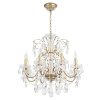 Подвесная люстра Crystal Lux ODELIS SP8 GOLD