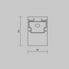 Комплект заглушек  2шт Maytoni Led Strip ALM-3551-B-EC 642063