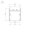 Профиль Arlight SL-LINE-3638-LW-2000 ANOD GOLD 039981