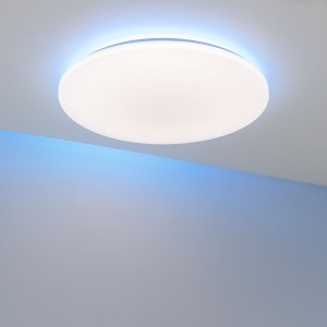 Потолочный светильник Arlight SP-FAVOR-R600-50W Day4000-MIX-RGB (WH, 100 deg, 230V, Tuya Zigbee) (IP54 Пластик) 057444