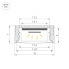 Профиль Arlight SL-SLIM-H7-2000 WHITE (BY) 061378