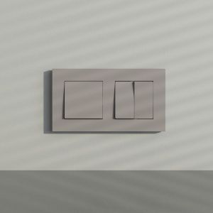 Рамка на 2 поста Werkel Slab (дымчатый софт) W0022917 4690389218415 a071621