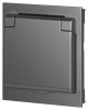 Розетка Эра Arktik 16-2103-06 с заземлением 2P+E Schuko со шторками с крышкой 16А-250В графит Б0070439