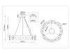 Подвесная люстра Ambrella Light High Light Crystal LH31027