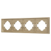 Рамка пластиковая на 4 поста Arlight FRM-TENDO-SFPL-4-GD 054663