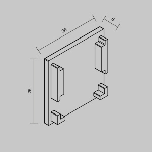 Заглушка Maytoni Technical Exility TRAMN034EC-41W