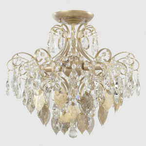 Потолочный светильник Crystal Lux ESMIRALDA PL4 GOLD