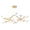 Подвесная люстра Crystal Lux COLIBRI SP10 GOLD