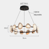 Подвесная люстра DeLight Collection MT9125-12H french gold