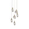 Подвесной светильник Delight Collection Colvin MT9176-6H titanium gold