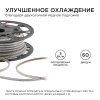 Светодиодная лента OGM Эконом 220В 2835 5Вт/м 6500К 50м IP65 O17-03