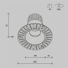 Встраиваемый светильник Maytoni Technical Dip DL124-10W-3K-TRS-B