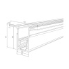 Шинопровод встраиваемый Elektrostandard Slim Magnetic 4690389179075