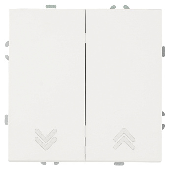 Выключатель двухклавишный Stekker Эмили RSW10-5116-01 белый фарфор soft touch 50822