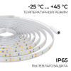 Светодиодная лента Apeyron 24В, 9,6 Вт/м, 800 лм/м, 3000К, smd2835, 120 д/м, IP65, 5м 00-441