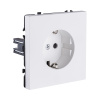 Розетка штепсельная SCHUKO 16A/250 В, белый матовый Kollinger Eclipse EC-014WH