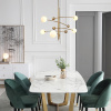 Люстра на штанге Delight Collection Globe Mobile 10215P/5 brass