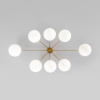 Потолочная люстра Eurosvet Opaline 70220/8 латунь Smart a065768