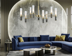 Люстра на штанге Ambrella Light High Light Ceramo Modern LH53355