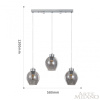 Подвесной светильник Arte Milano Neapolis 273307/3L Ni