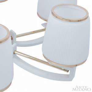 Подвесная люстра Arte Milano Florentia-2457 302457/6 Wh/Gd