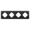 Рамка на 4 поста алюминиевая Arlight FRM-AKIRY-SFAL-4-BK 049744