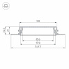 Алюминиевый профиль Arlight SL-Linia97-Fantom-2000 Anod 034987
