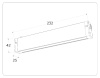 Трековый магнитный светильник Ambrella Light Magnetic 220V GL1261
