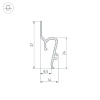Профиль Arlight STRETCH-SHADOW-TECH-2000 BLACK A2-DELTA 039509
