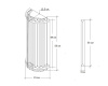 Настенный светильник Garda Decor 62GDW-D007K5B/550