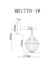 Бра MyFar Bella MR1770-1W
