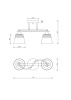 Потолочный светильник Freya Glasses FR5156PL-02WG