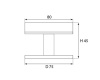 Адаптер к треку для светильников IT02-005, IT02-010 Italline IT08-8016 black