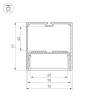 Профиль Arlight SL-LINE-7477-2000 ANOD 019310
