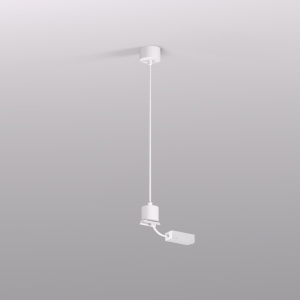 Подвод питания для подвесного монтажа трека Denkirs Smart Base TR2124-WH