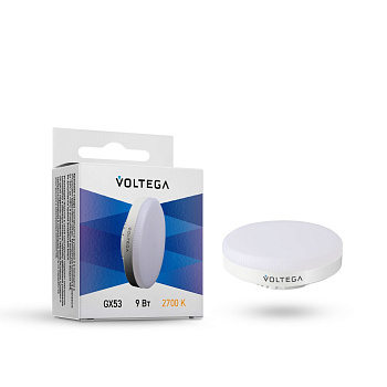 Лампа светодиодная Voltega GX53 9W 2700K 7236