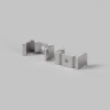Комплект креплений для профиля 20×20 4шт Maytoni Led Strip ALM-2020B-MT 642078