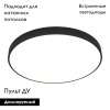 Потолочный светодиодный светильник Arte Lamp Arena A2673PL-1BK