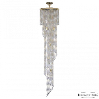 Каскадная люстра Bohemia Ivele Crystal 83113/35IV-150 G