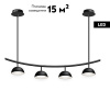 Потолочная люстра Kink Light Стиви 07652-4,19