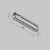 Уличный трековый светильник Maytoni Points O-TR02-2-S-12WB4K