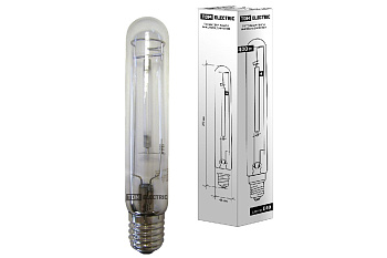 Лампа натриевая высокого давления TDM Electric E40 400W 2100K прозрачная SQ0325-0005
