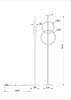 Торшер Arte Lamp Fluido A3913PN-24BK