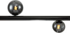 Подвесная люстра Indigo Canto 11026/5PL Black V000239