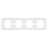 Рамка пластиковая на 4 поста Arlight FRM-TENDO-SFPL-4-WH 054656