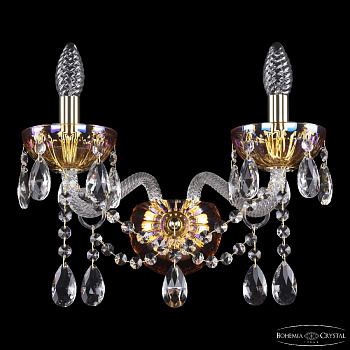 Бра Bohemia Ivele Crystal 5413B/2/165 G Shampan/M-1H