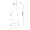 Подвесной светильник Nowodvorski Circolo Led S Black 10813