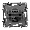 Выключатель одноклавишный Legrand Etika 10A 250V алюминий 672401