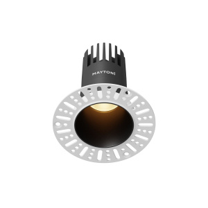 Встраиваемый светильник Maytoni Dip DL120-10W-2.7K-TRS-B